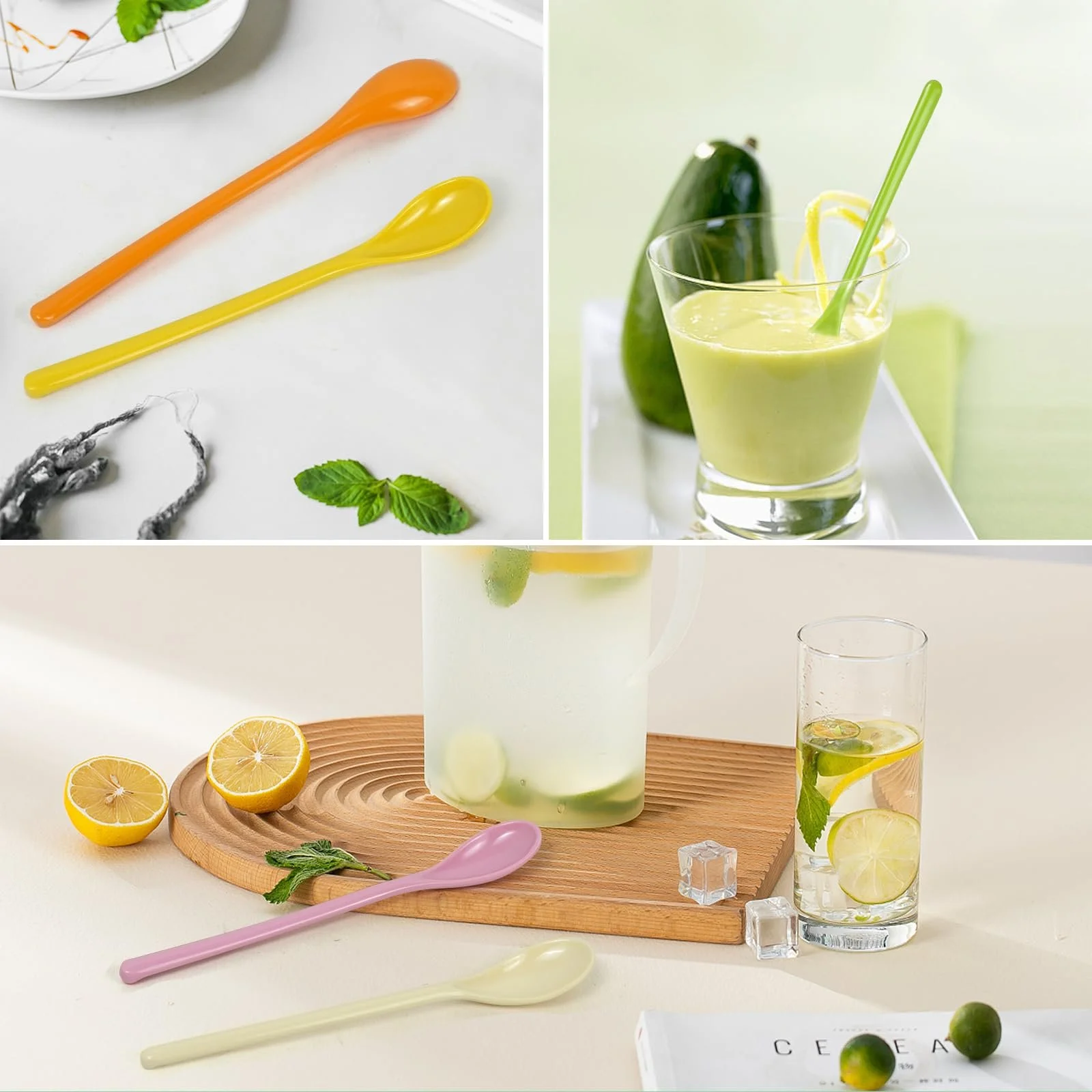 Ложки Пластикові Довгі для Десертів Набір, фото №6