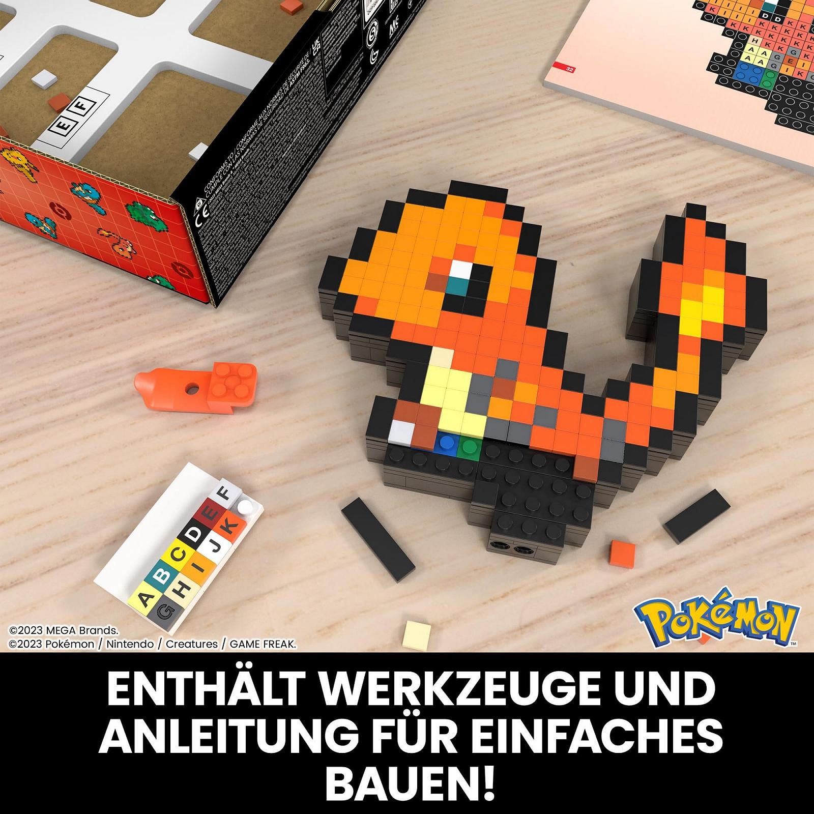 Фигурка POKÉMON Charmander Pixelkunst, фото №5