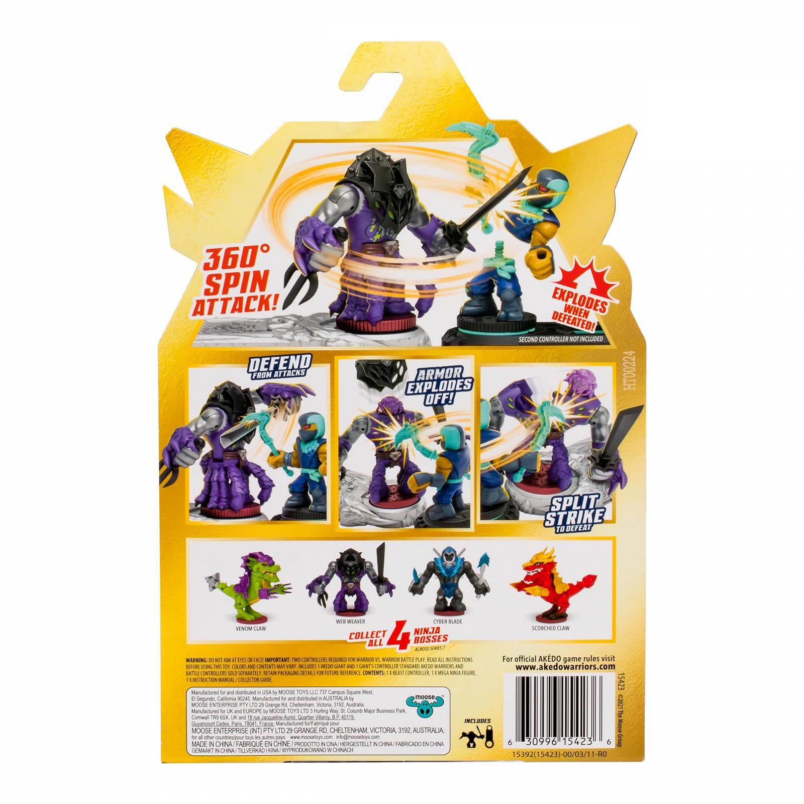 Фігурка Бійця Akedo Legends Ninja Bosses Web Weaver 3", фото №8