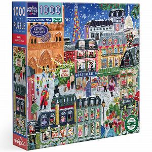 Пазл Eeboo Christmas in Paris Рождество в Париже 1000 элементов 58,5 x 58,5 см - Фото 1