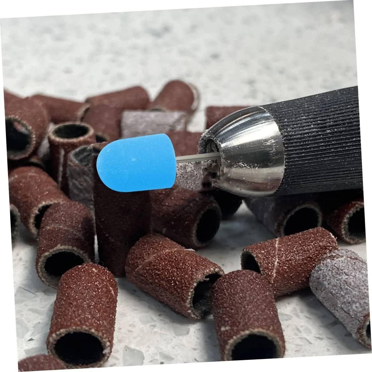 Набор сменных шлифовальных колпачков PACKOVE 3 шт. для профессионального маникюра, фото №8 Набор сменных шлифовальных колпачков PACKOVE 3 шт. для профессионального маникюра, фото №8