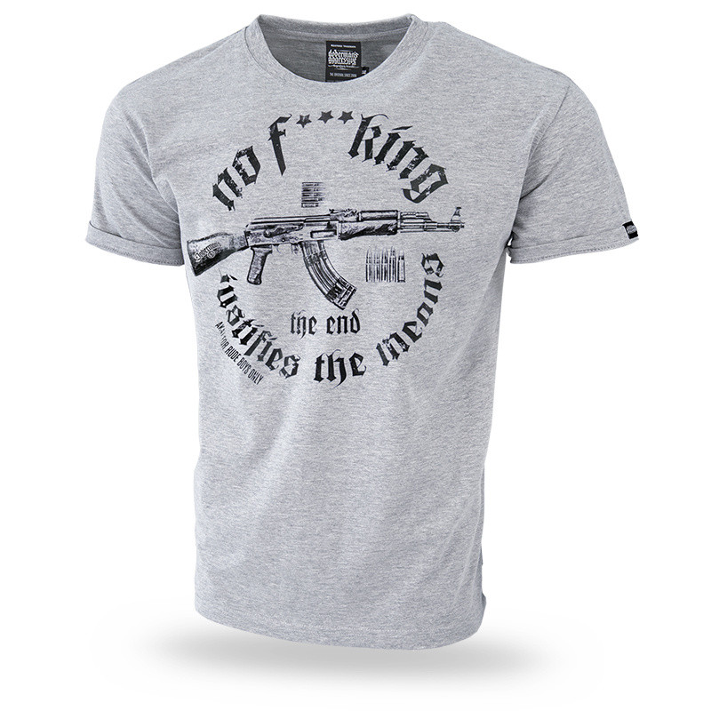 Мужская футболка серая Dobermans Aggressive Weapons TS243EGY XL, фото №1 Мужская футболка серая Dobermans Aggressive Weapons TS243EGY XL, фото №1