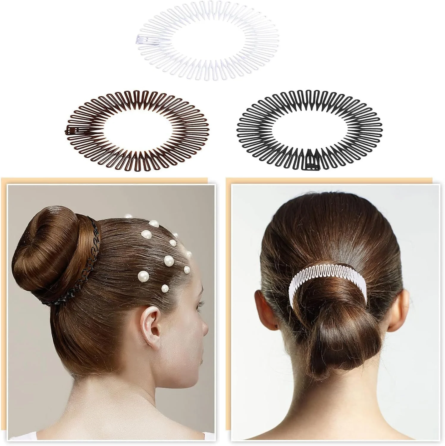 Обруч-гребешок эластичный, фото №3 Обруч-гребешок эластичный, фото №3