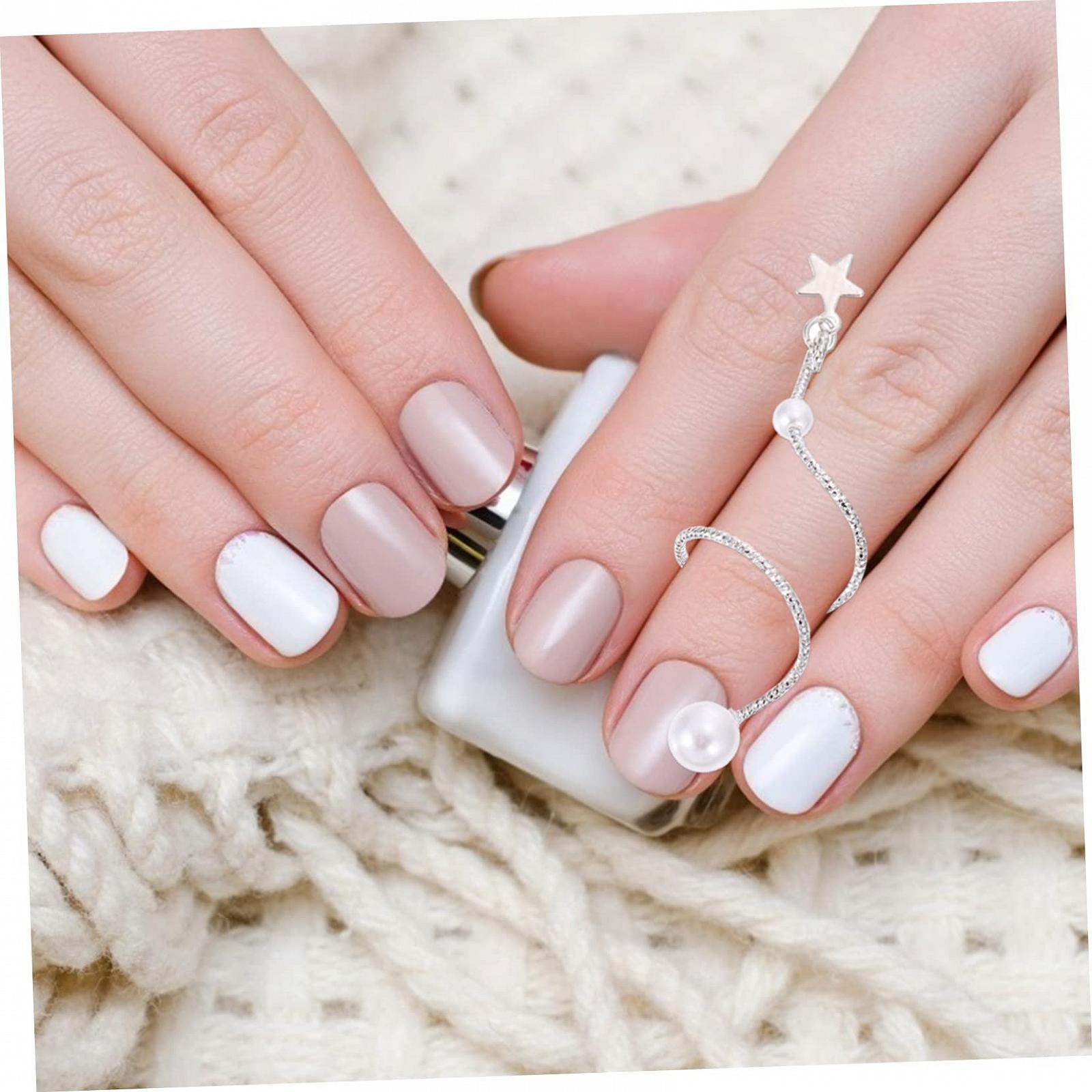 Аксессуары для ногтей Healvian, 3 шт., украшения для ногтей, стразы, кольца для девочек, наклейки для ногтей для нейл-арта, жемчужные драгоценные камни, цепочка для украшения, драгоценные камни для нейл-арта, кольцо со стразами для маникюра, металлические украшения, фото №7