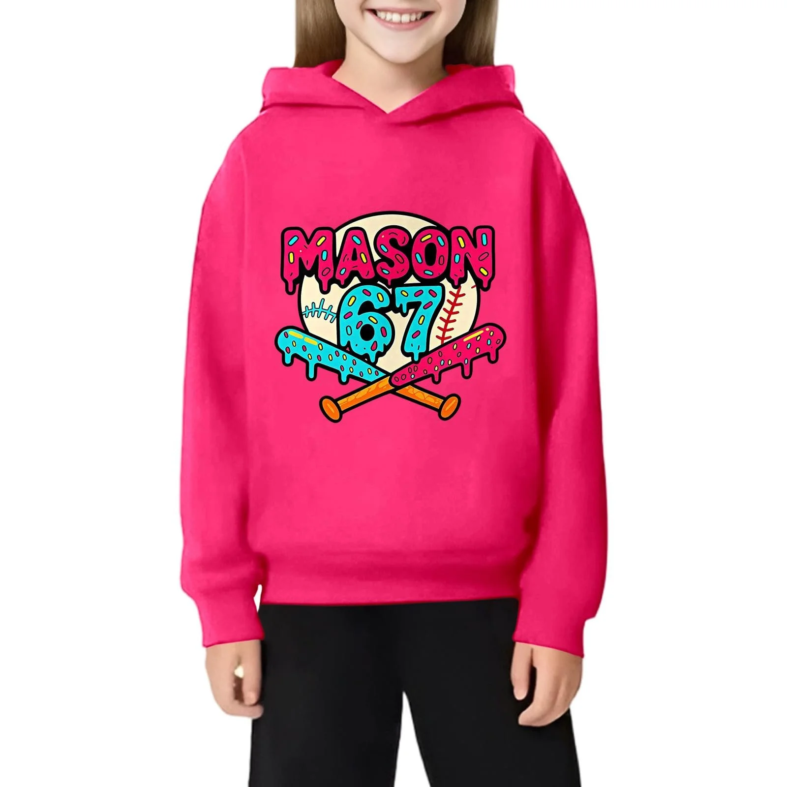 Худі Generisch з принтом і дівчаток, фото №3