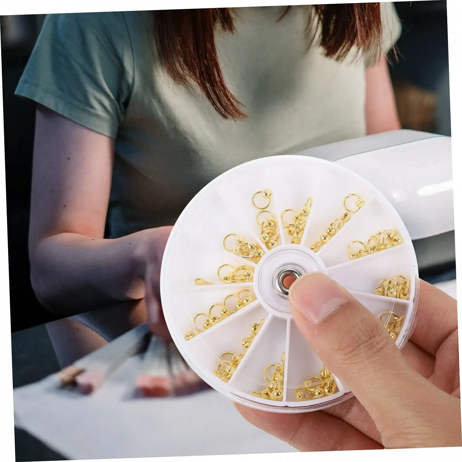 Підвіски для нігтів Сплав WOONEKY Набір Модний Саморобний Манікюрний Декор, фото №3