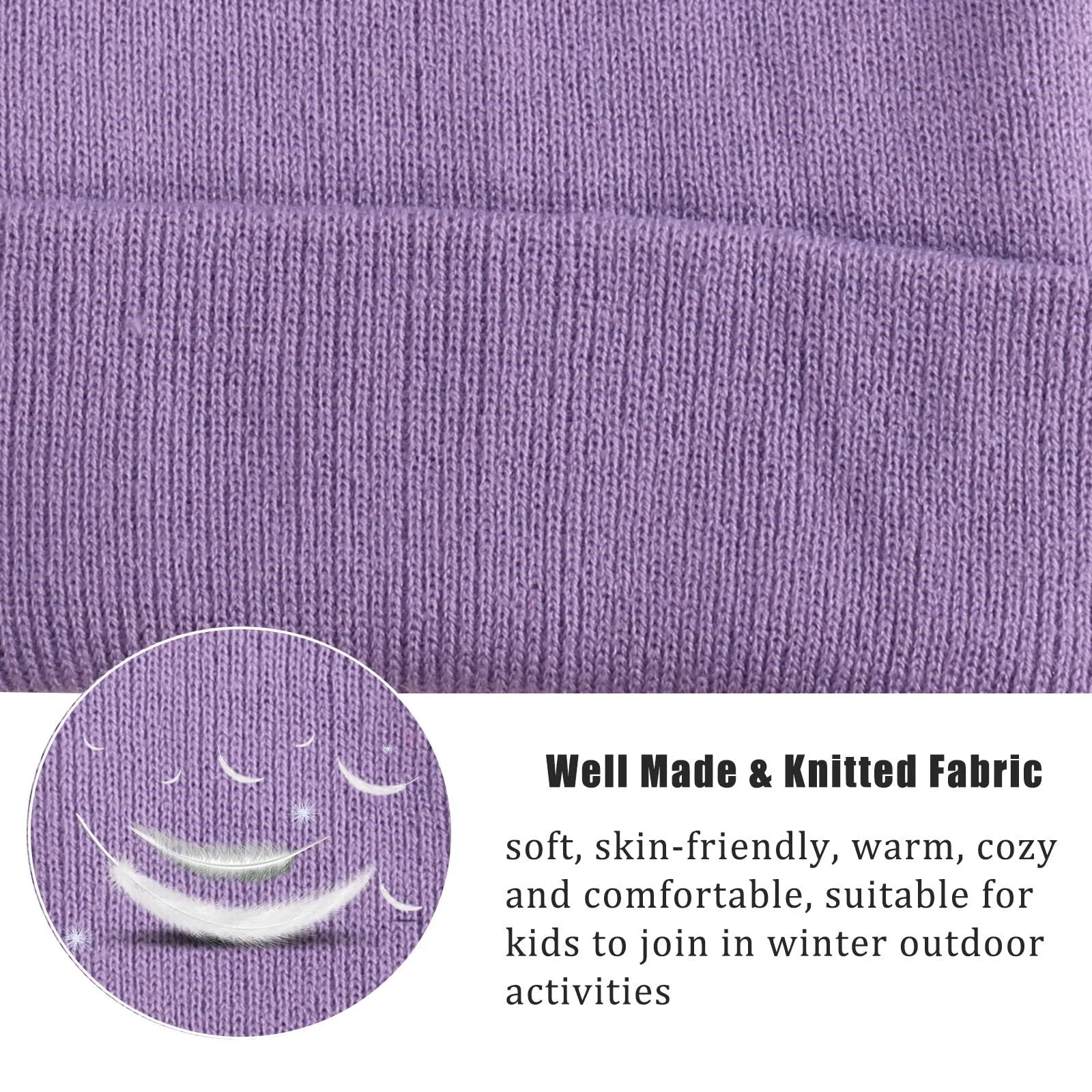 Шапка-біні Geebuzz для дітей, 6 шт., кольорові, теплі, еластичні, в'язані, унісекс, для зими та осені, фото №4 Шапка-біні Geebuzz для дітей, 6 шт., кольорові, теплі, еластичні, в'язані, унісекс, для зими та осені, фото №4