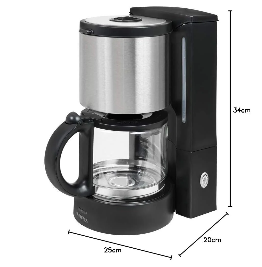 Капельная кофеварка KA 8101 swi 1080 Вт 10 чашек черная нержавеющая сталь, фото №6