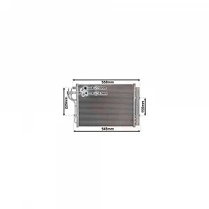 Конденсатор кондиціонера VAN WEZEL 82005445 для HYUNDAI - Фото 1