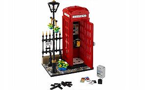 Конструктор Лего LEGO Ideas Красная лондонская телефонная будка 21347 synthetic.ua - Фото 1