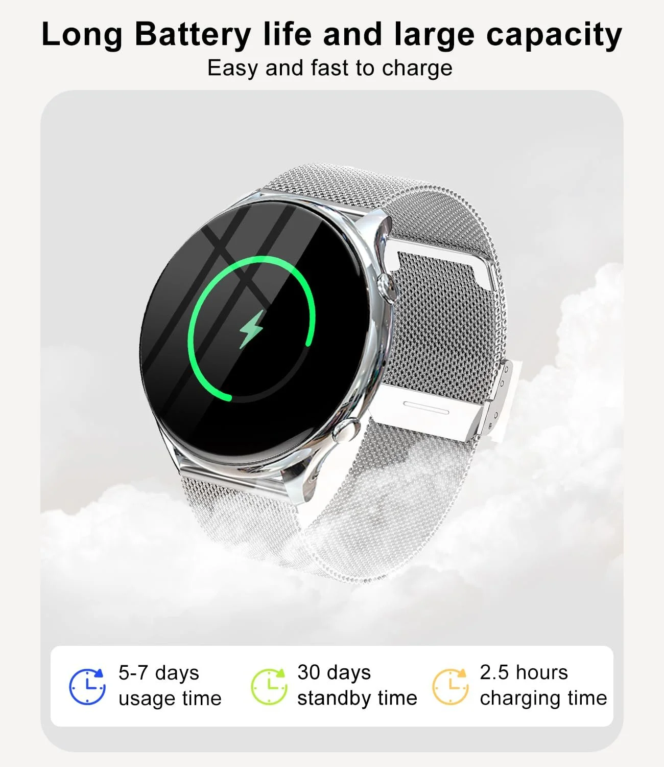 Смарт-часы Женские Fitonme 1.39 дюйма IP67 Водонепроницаемые, фото №6 Смарт-часы Женские Fitonme 1.39 дюйма IP67 Водонепроницаемые, фото №6