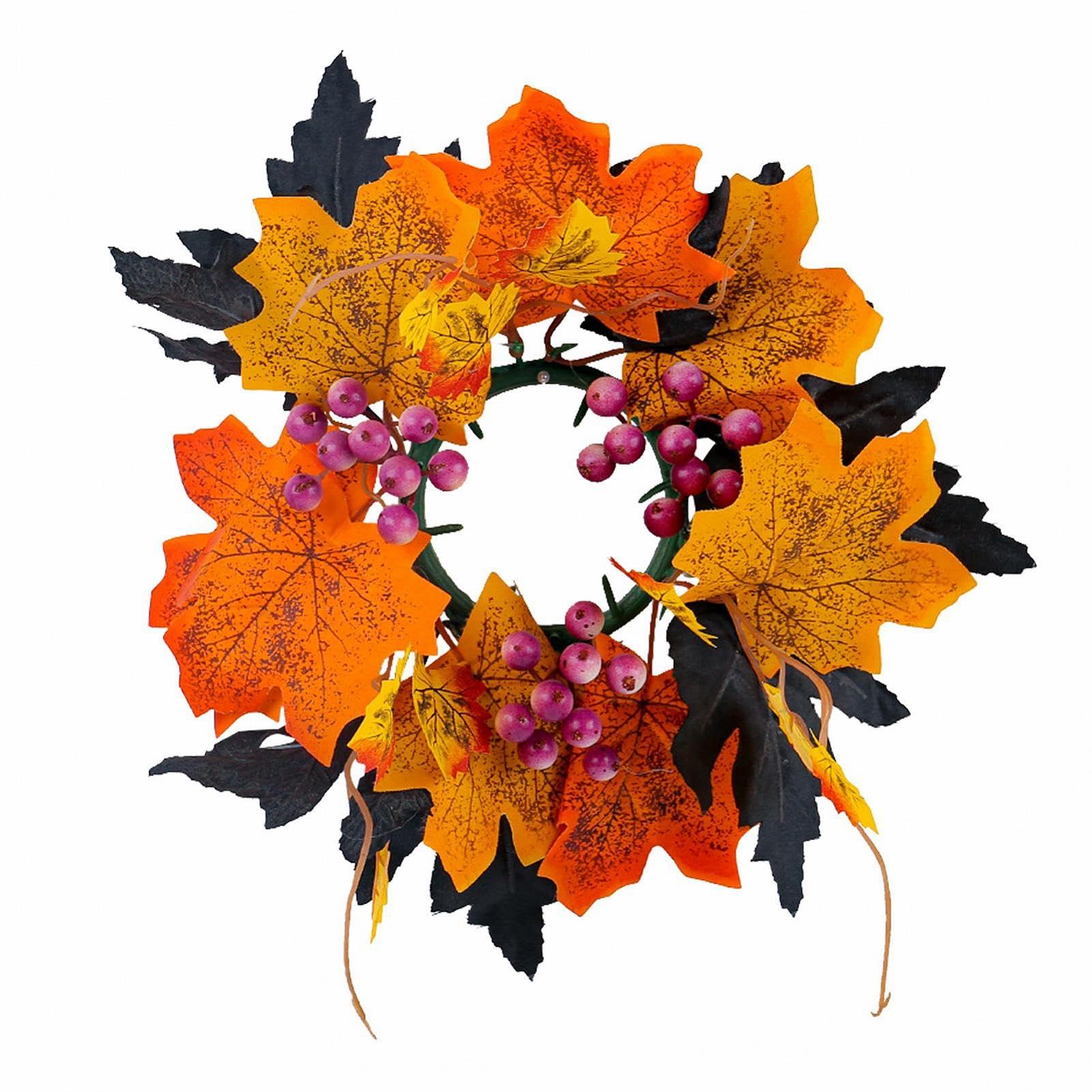 Подставка для свечей Wreath 11 дюймов кленовые листья, фото №5