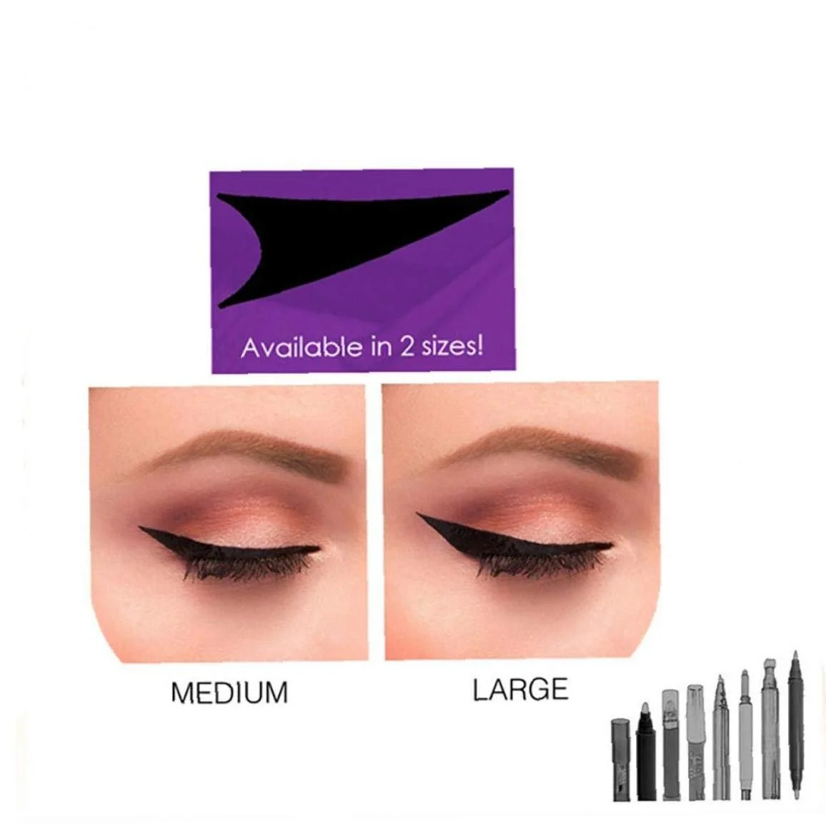 Форма для стрелок Силиконовая Аппликатор для теней, фото №3