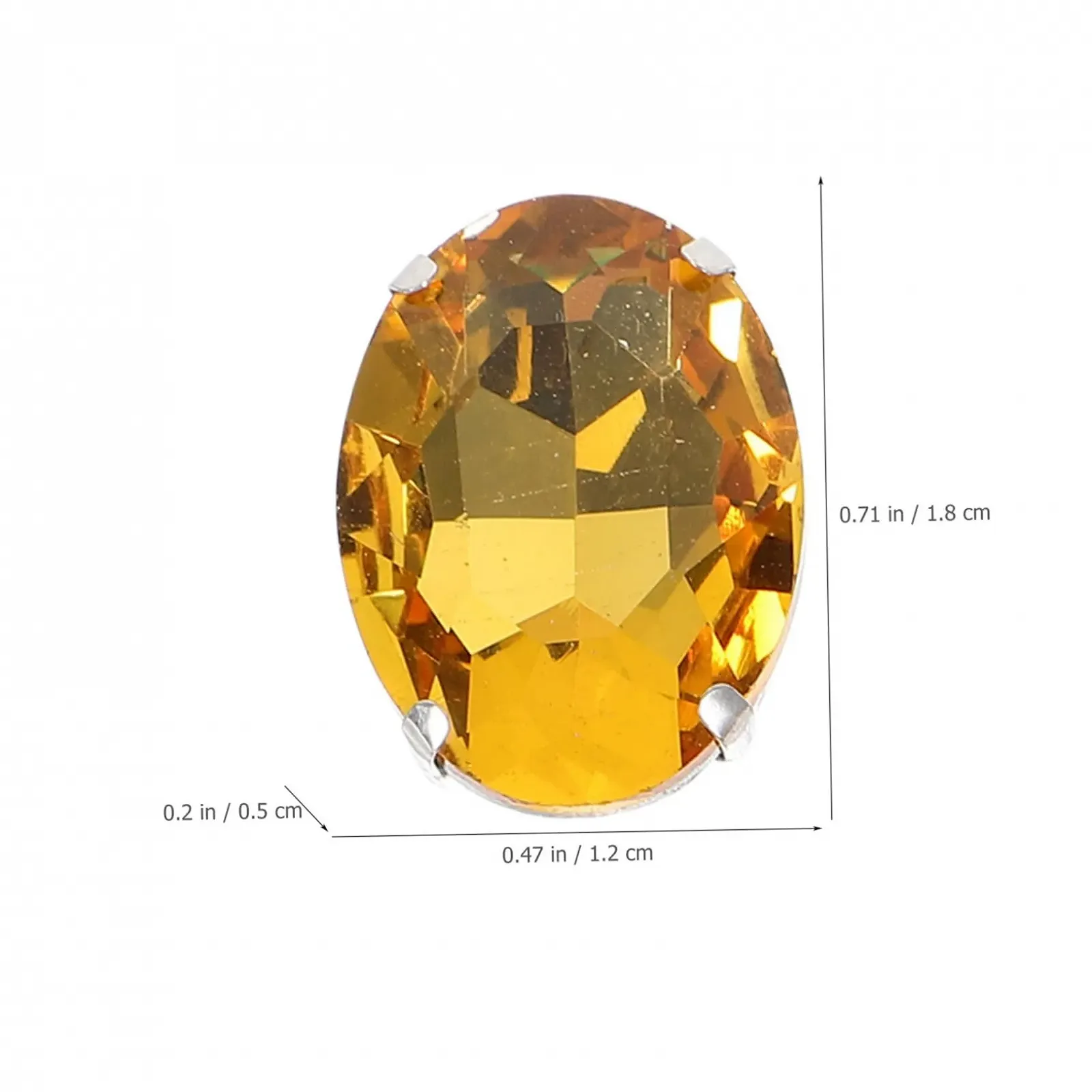 Стрази для пришивання NUOBESTY Нерегулярні камені з кігтями для одягу, сумок та весільних прикрас, фото №6