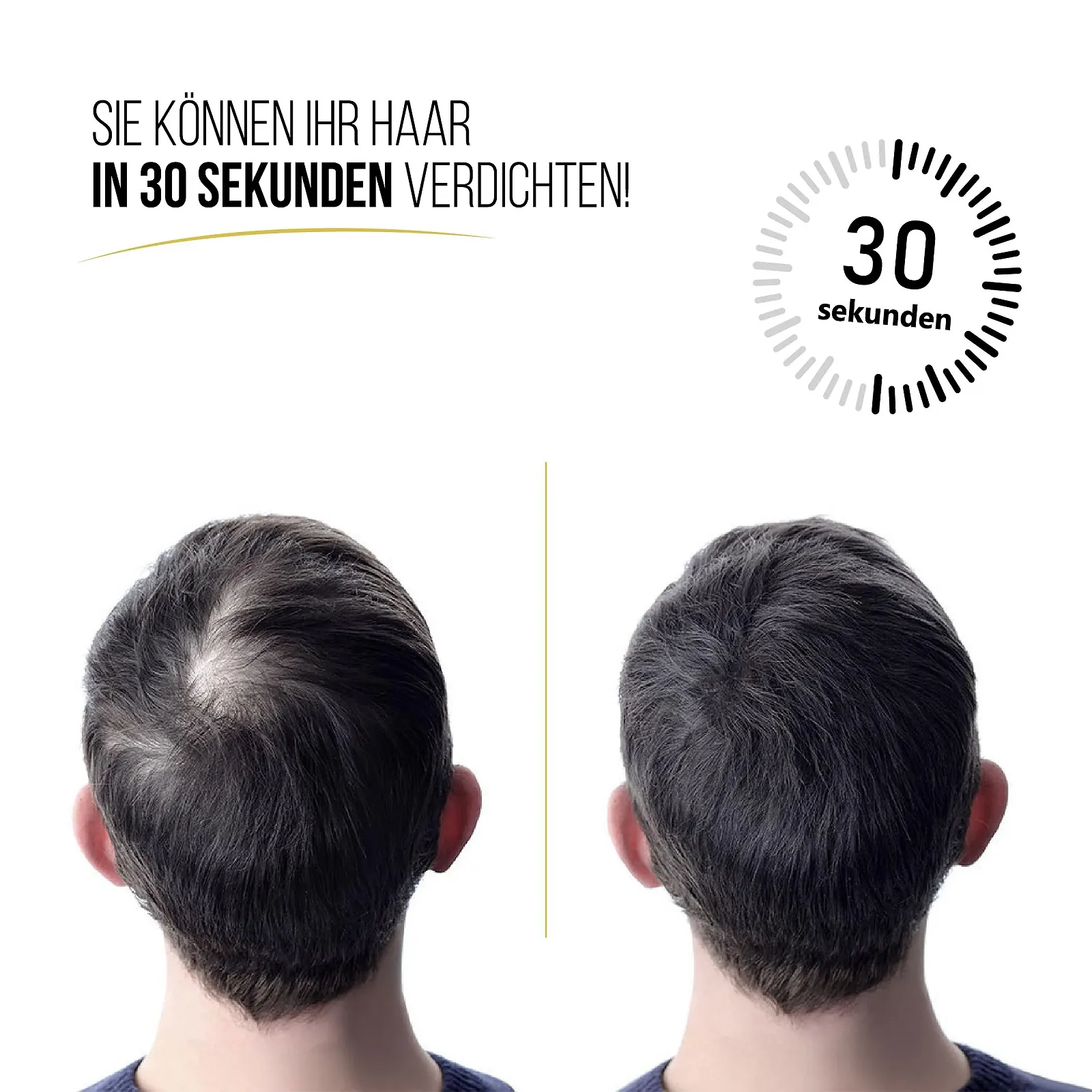 Волокно для волосся KAGOSHI 28 г, для потовщення волосся (темний блонд), фото №2