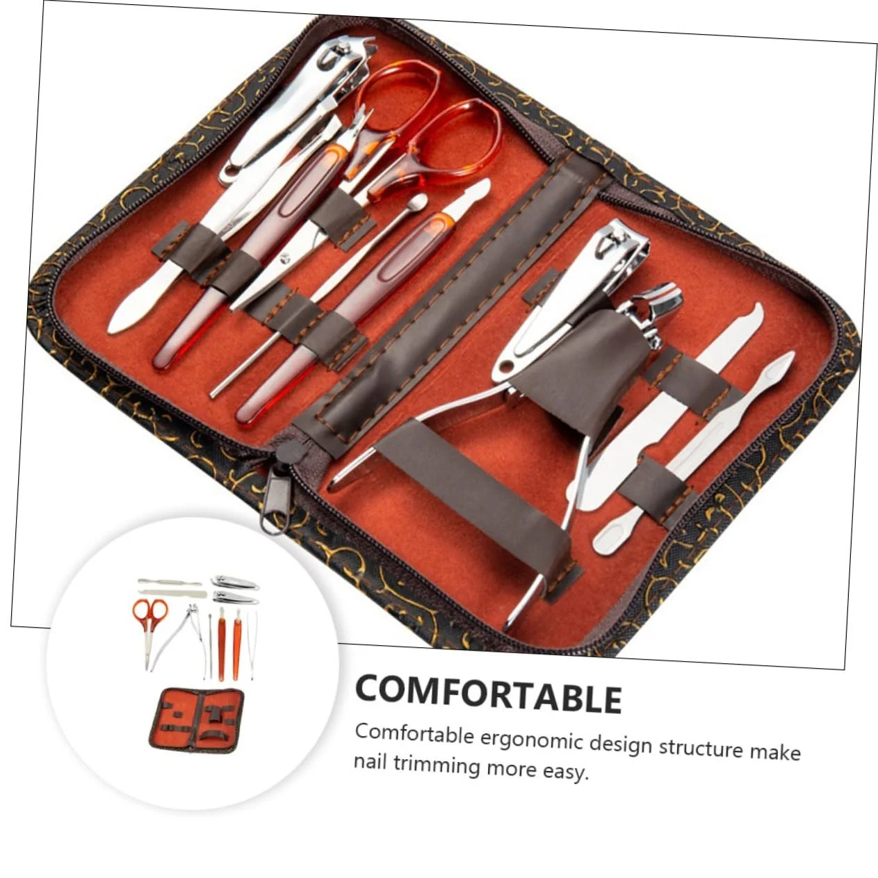 Набор для маникюра Healvian 1satz Инструменты для ухода за ногтями Портативный и легкий для дома и путешествий, фото №7 Набор для маникюра Healvian 1satz Инструменты для ухода за ногтями Портативный и легкий для дома и путешествий, фото №7