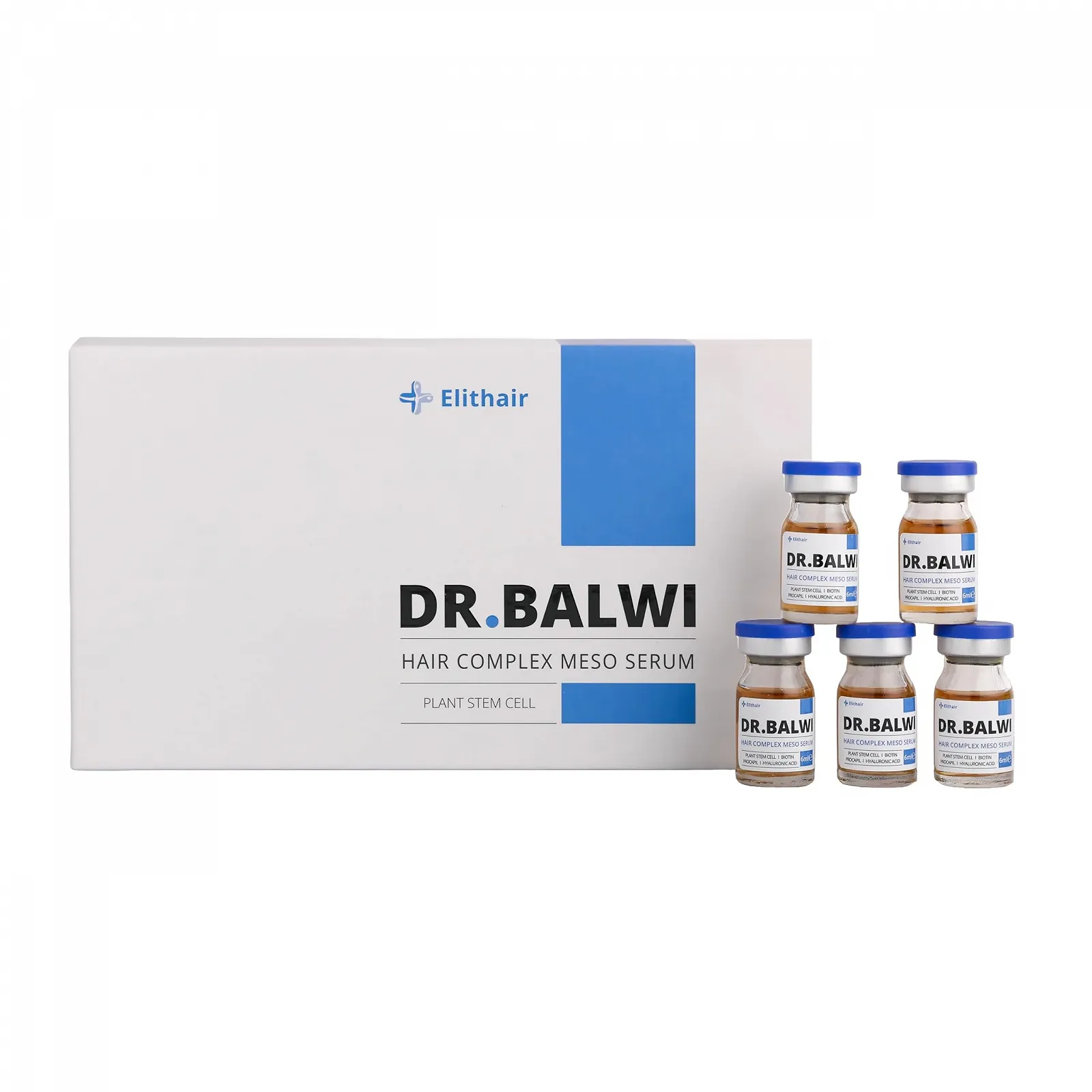 Сироватка проти випадіння волосся Dr. Balwi з Procapil& AnaGain, зміцнює коріння волосся, стимулює ріст волосся, 5 флаконів по 6 мл, фото №1