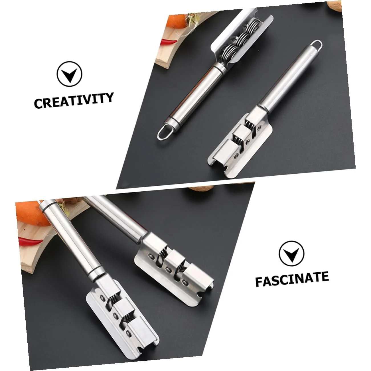 Точилка для ножей BESPORTBLE из нержавеющей стали ручная эргономичная, фото №7