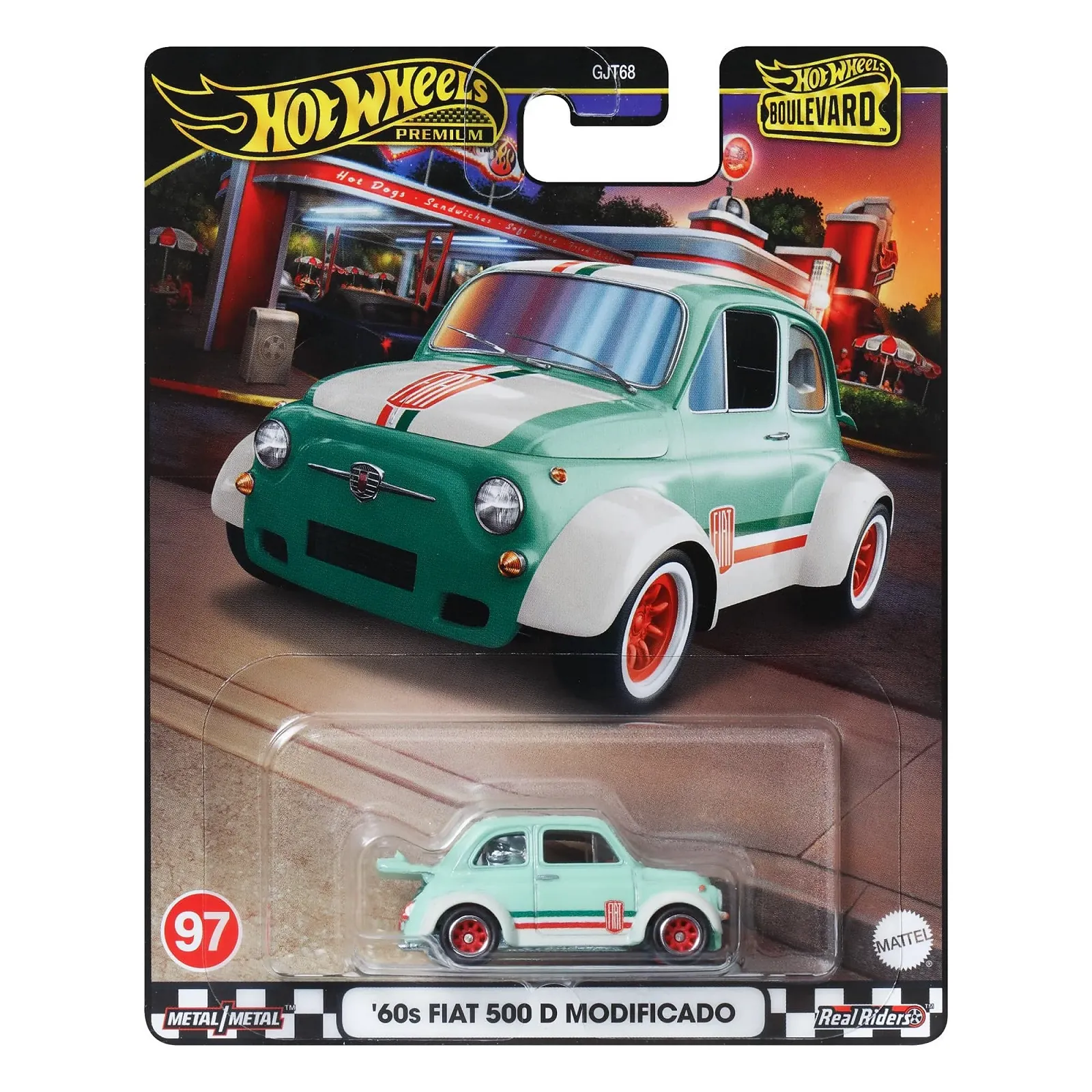 Автомобиль Hot Wheels Boulevard FIAT 500 D Modificado 1960, фото №1 Автомобиль Hot Wheels Boulevard FIAT 500 D Modificado 1960, фото №1