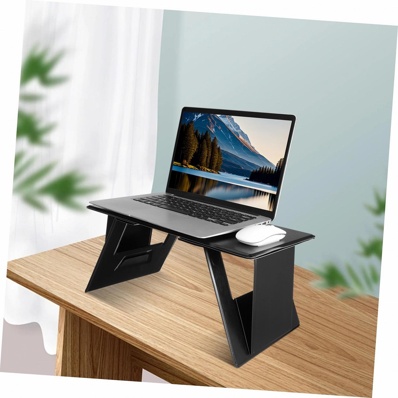 Складаний столик для ноутбука DOITOOL з картону високої щільності для автомобіля, ліжка або дивана, регульований кут нахилу, нековзна поверхня для набору тексту або читання, фото №5