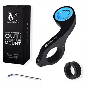 Крепление для велокомпьютера VeloChampion Out Front для Garmin/Wahoo 25.4-35 мм - Фото 1