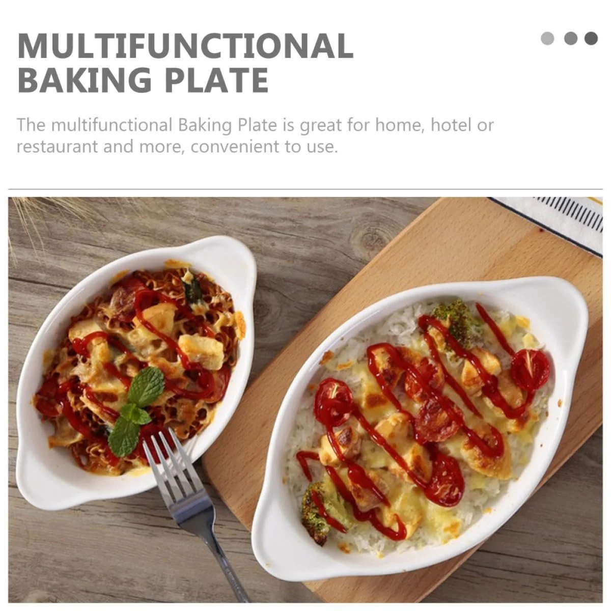 Керамічна форма для випікання VANZACK овальна з подвійними ручками, фото №9