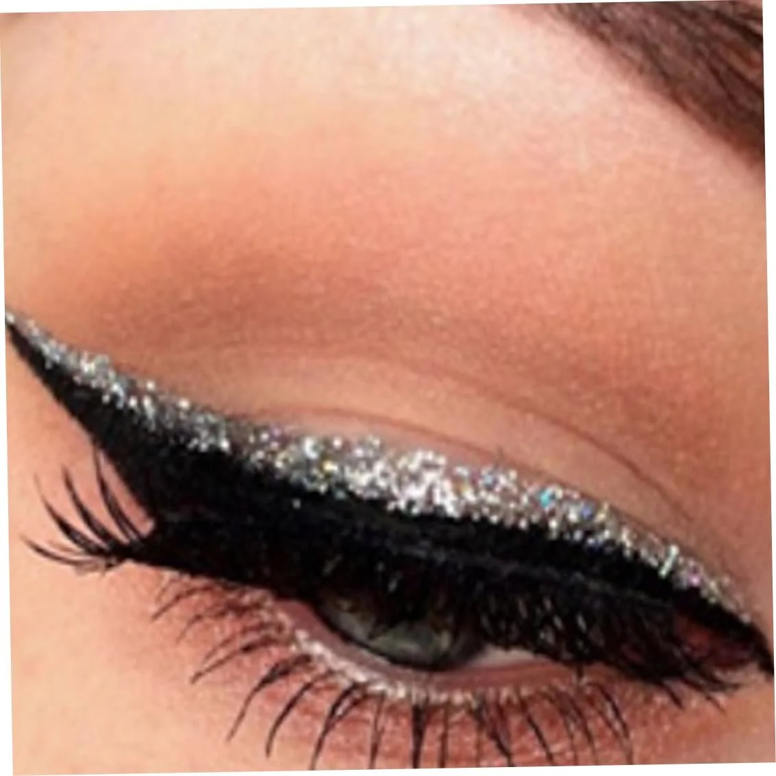 Підводка для очей Glitzer Eyeliner блискучий металевий Рідка водостійка, фото №2