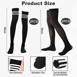 4 пари панчіх вище коліна synthetic.ua - Фото 1