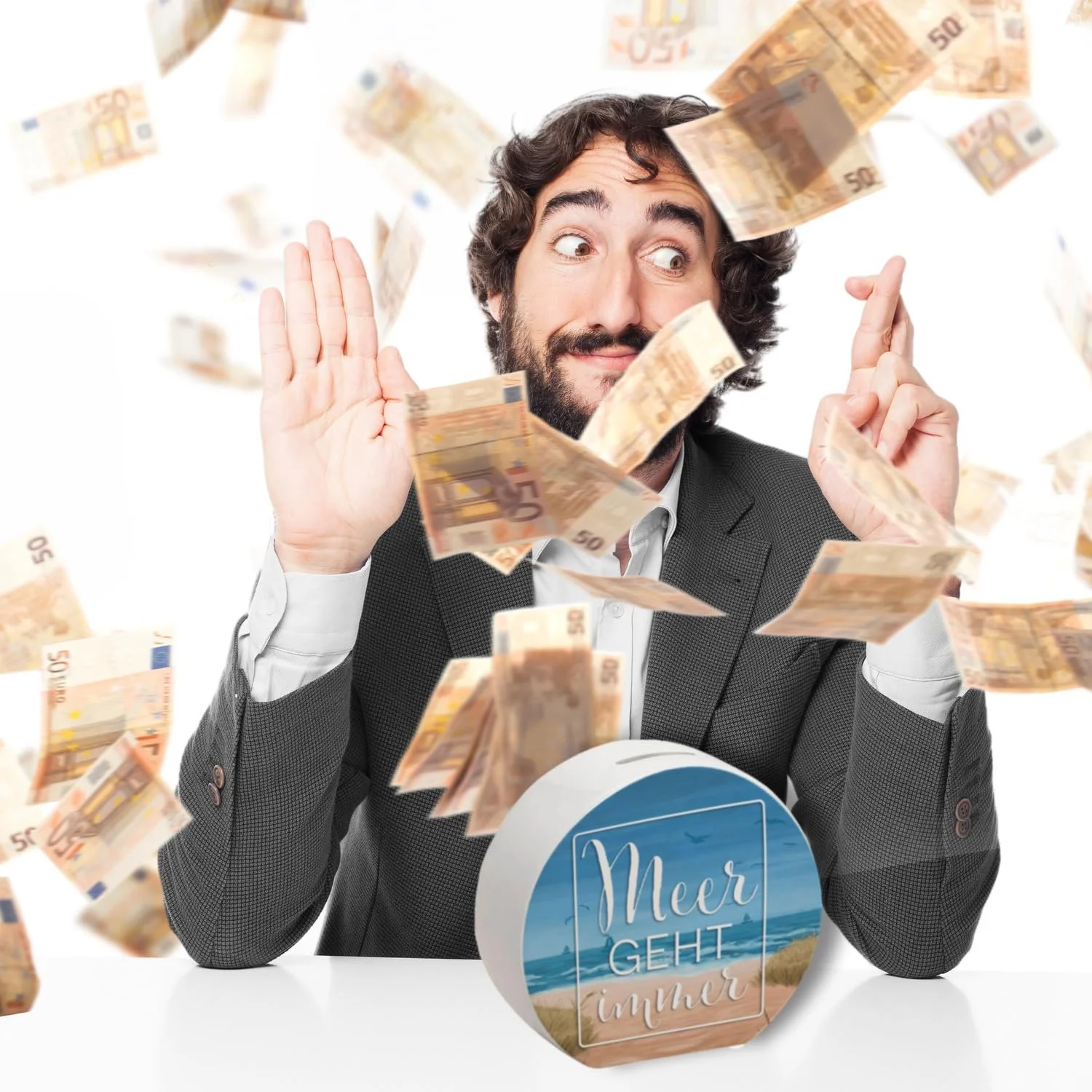 Скарбничка Meer geht Immer Керамічна з морським мотивом, фото №7