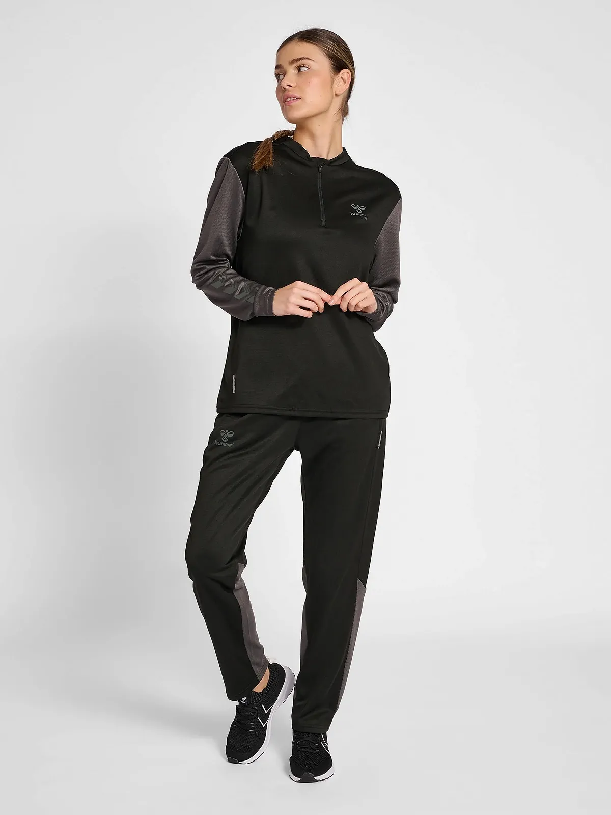 Женская Толстовка Hummel Hmlongrid 1/2 Zip Poly Sweat Wo, фото №2