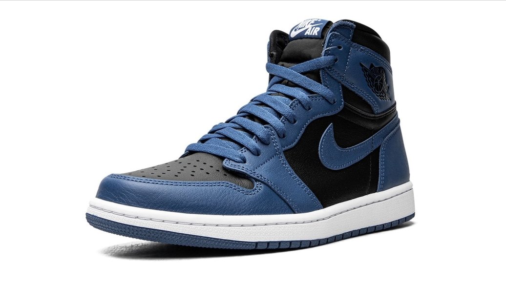 Кроссовки Jordan 1 Retro High OG Dark Marina Blue размер 38, фото №5