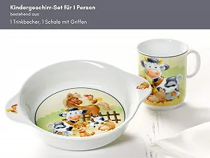 Детский набор посуды из 2 предметов synthetic.ua - Фото 1