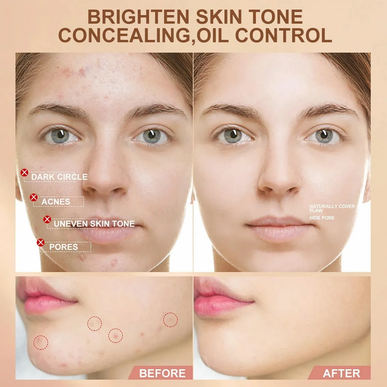 Рідкий консилер Pw tools 5.2 мл Водонепроникний, фото №5