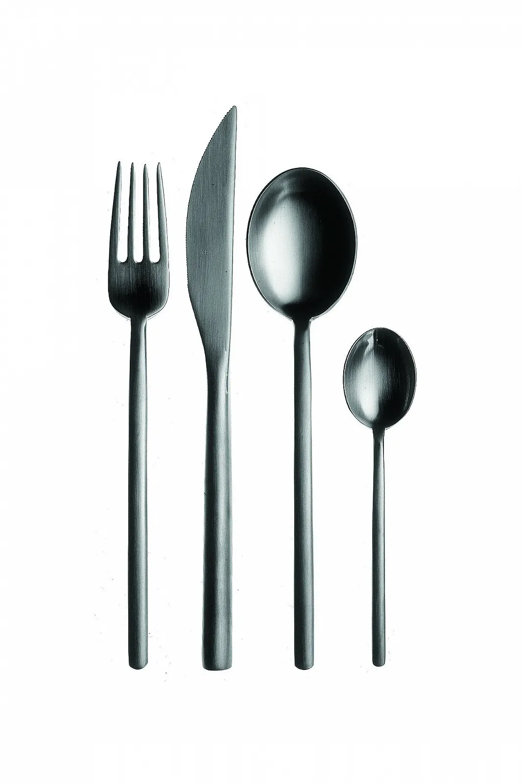 Набір столових приборів Mepra Due Ice, з 24 предметів, срібний, фото №2