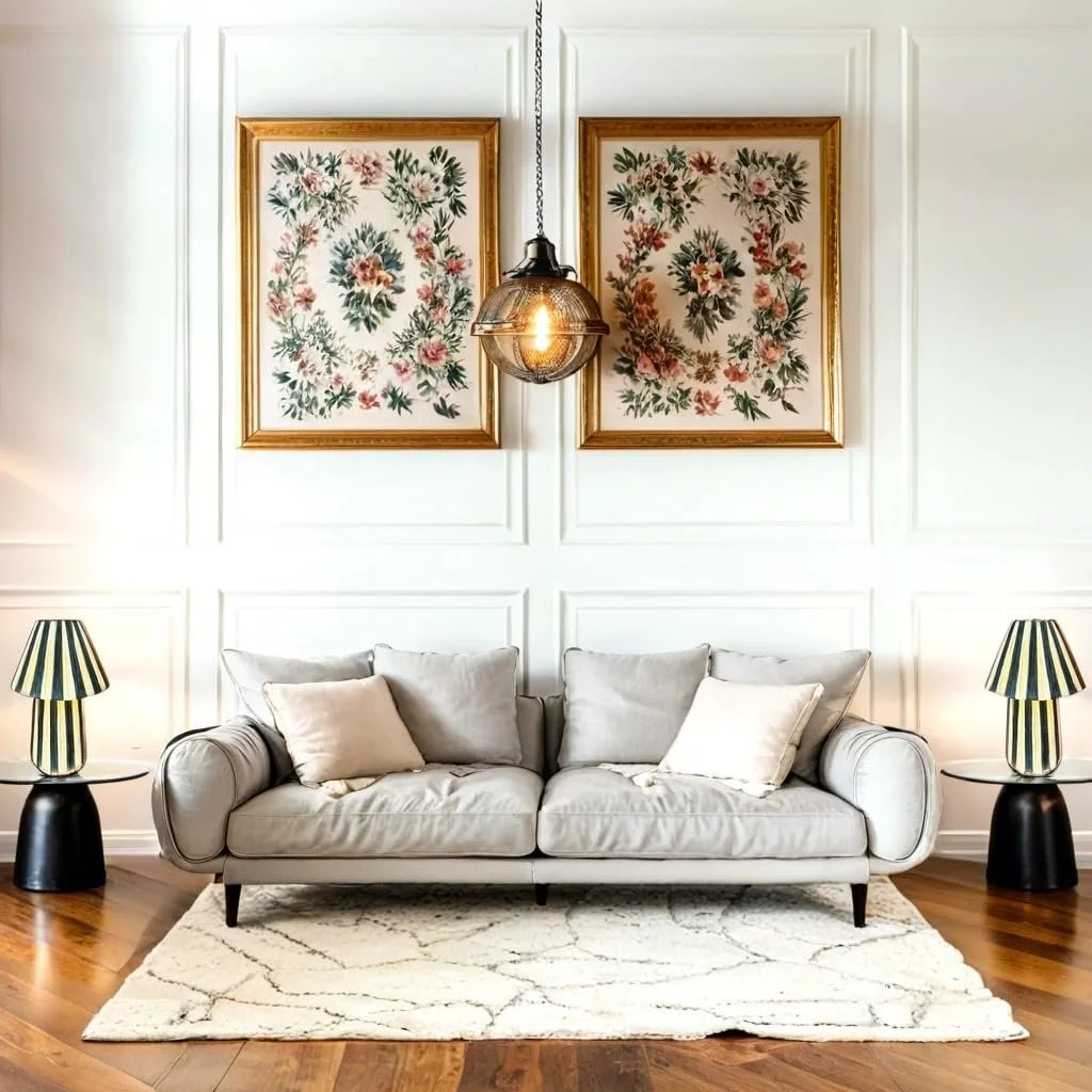 Настільна лампа Marrakech Morjan 40 см Рафія Бохо E27 Бежево-чорна, фото №5