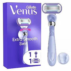 Женская бритва Gillette Venus Extra Smooth Swirl с 1 сменной кассетой и держателем - Фото 1
