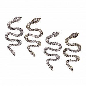 Украшение для маникюра 4 шт. для DIY маникюра, декоративный аксессуар. Простое в использовании и универсальное для натуральных и искусственных ногтей - Фото 1