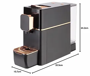 Капсульная кофеварка Linda Black Черный synthetic.ua - Фото 1