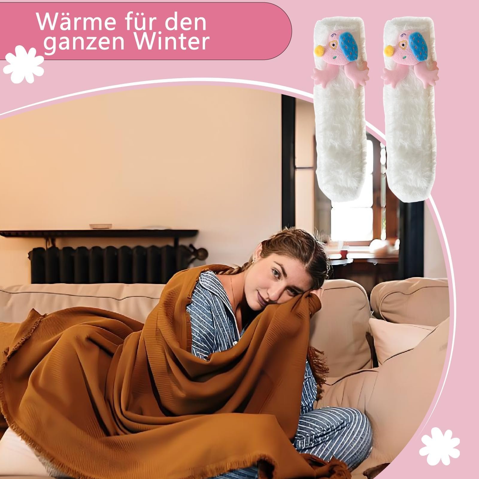 Носки Женские Пушистые 35-38, фото №4