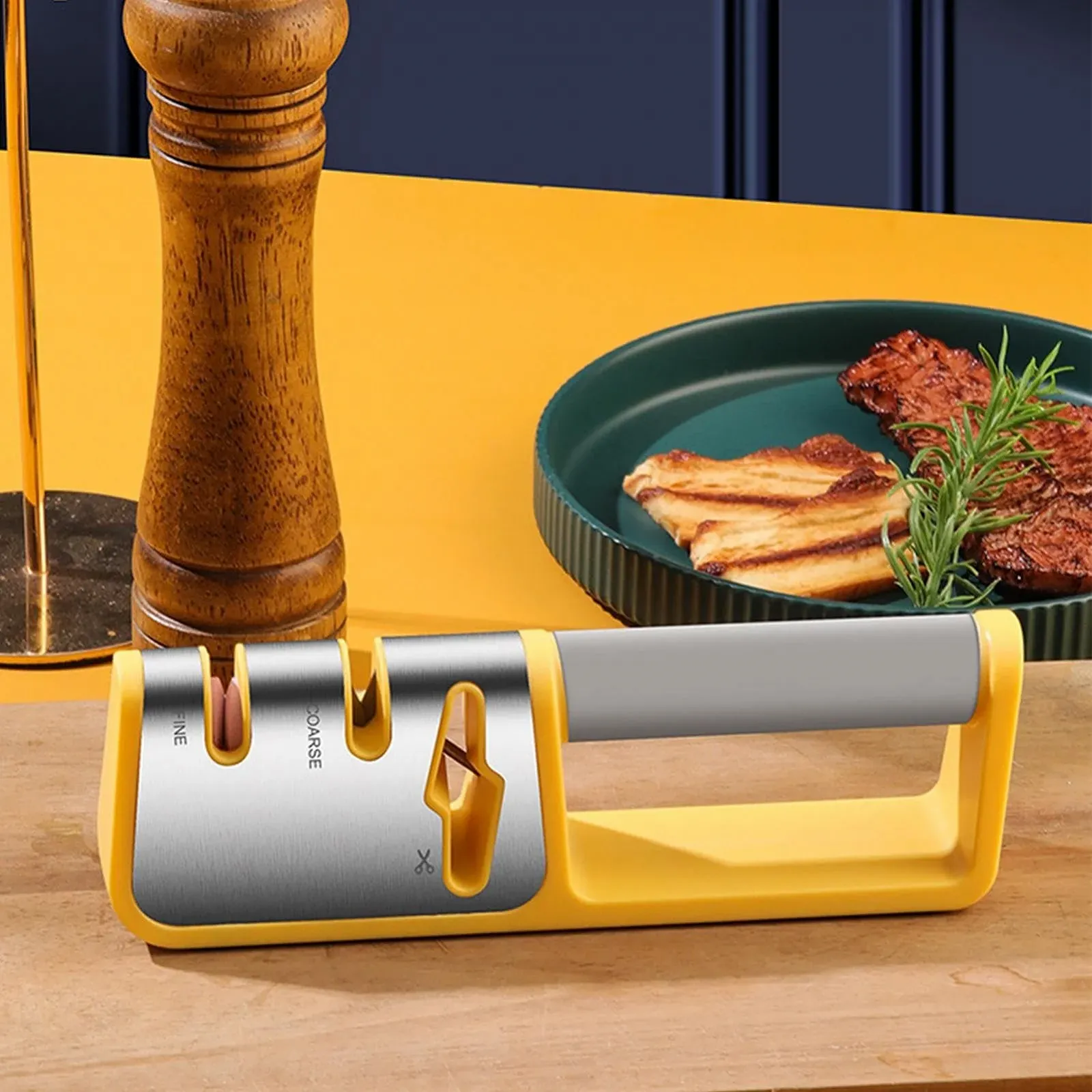 Ручна Точилка для ножиць V-Groove Manual Scissors Sharpener, фото №9