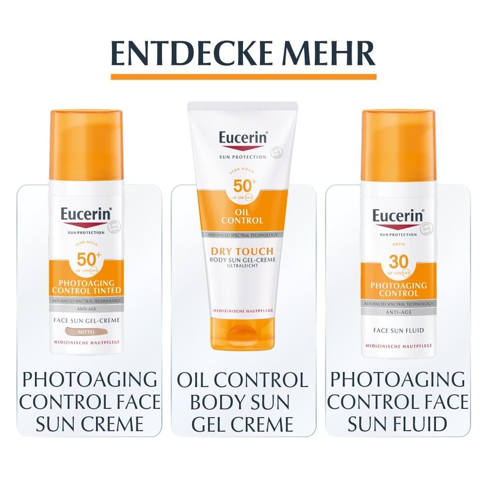 Сонцезахисний флюїд для обличчя Eucerin Photoaging Control SPF 50 50 мл, фото №6