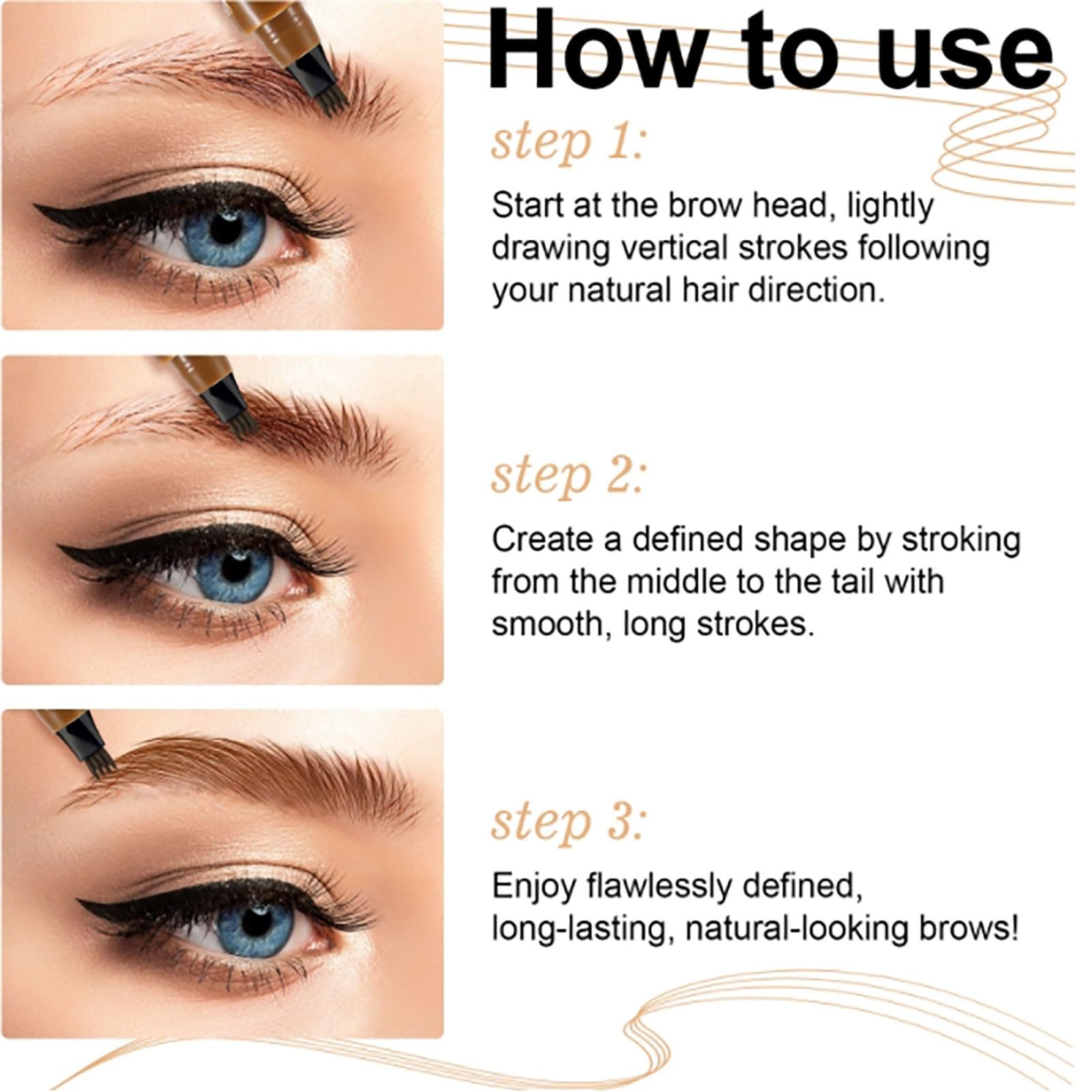 Карандаш для бровей 4-Wege Präzisions Dark Gray 2 мл, фото №7