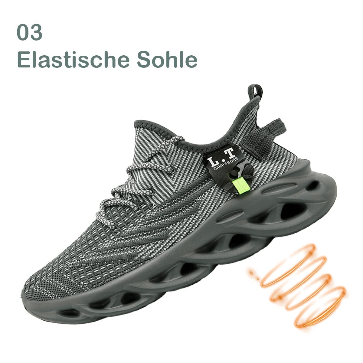 Чоловічі зимові утеплені черевики ZDFQLGV для активного відпочинку Водонепроникні, фото №4