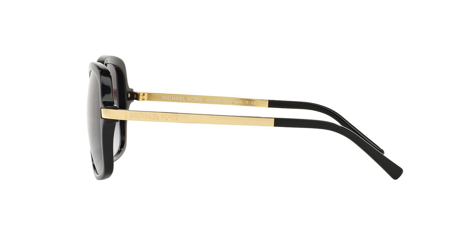 Сонцезахисні окуляри MICHAEL KORS Adrianna II 316011 57, Чорний/Світло-сірий градієнт, фото №4
