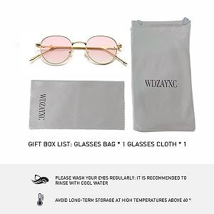 Круглые Солнцезащитные Очки WDZAYXC Металлическая Оправа synthetic.ua - Фото 1