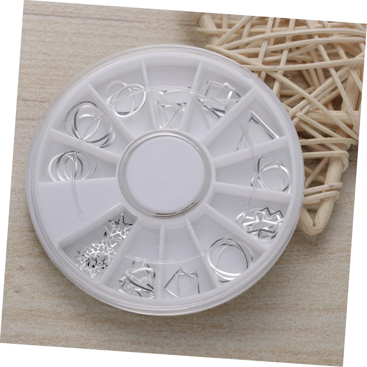 Металеві FRCOLOR 12 Набір для дизайну нігтів у 12 відділеннях, фото №3