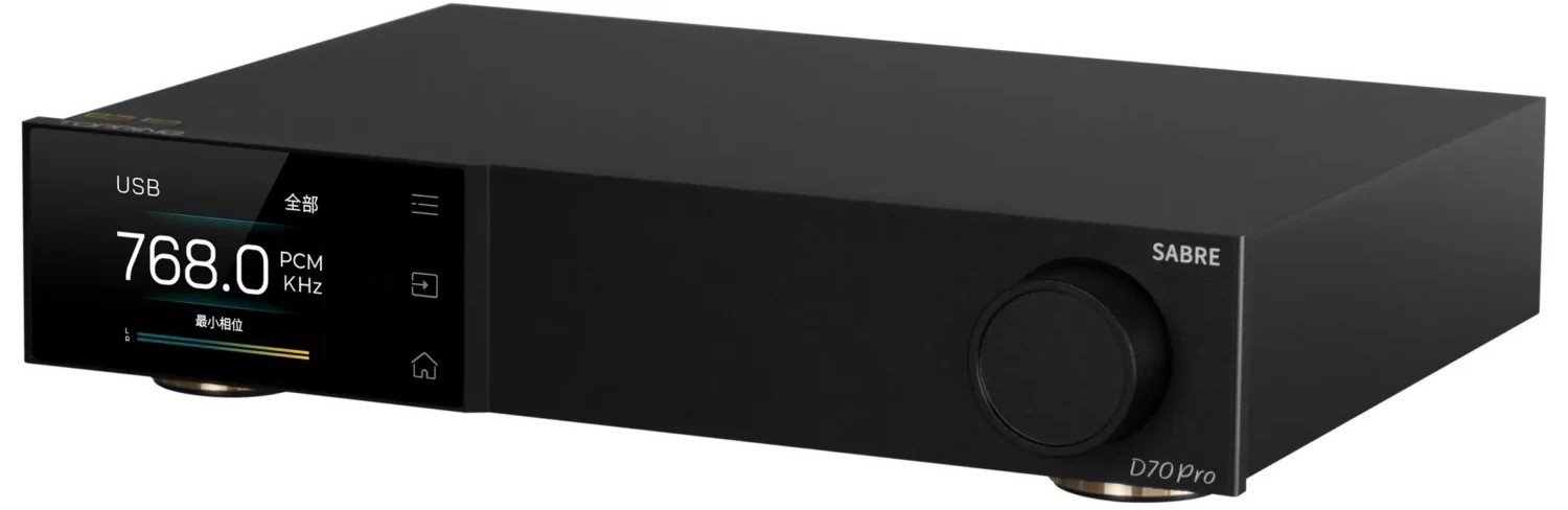 ЦАП Topping D70 Pro Sabre Чорний, фото №2 ЦАП Topping D70 Pro Sabre Чорний, фото №2