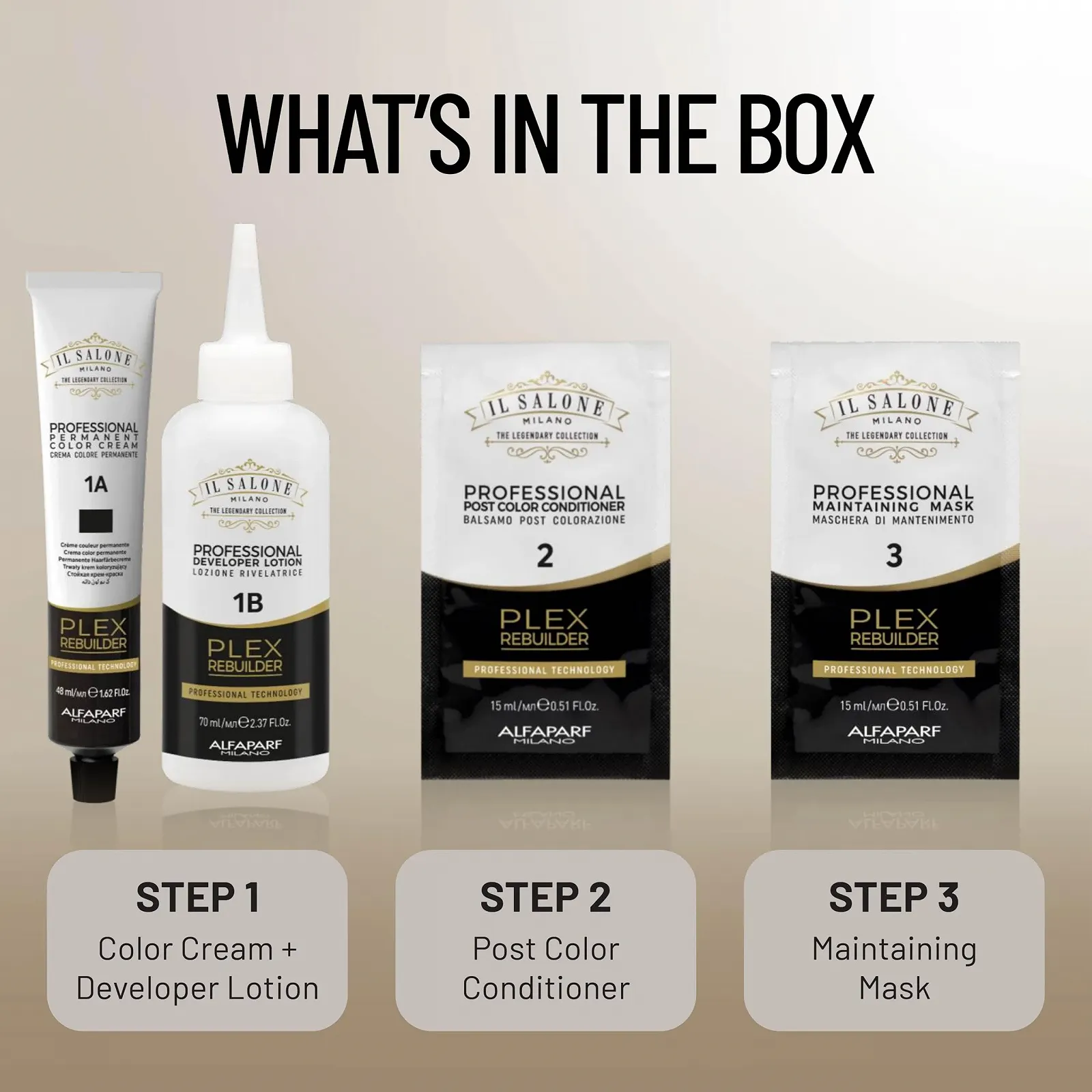 Крем-краска для волос Alfaparf Milano Il Salone Plex Rebuilder Colour Kit 7.7 Cinnamon Blonde стойкая, фото №6 Крем-краска для волос Alfaparf Milano Il Salone Plex Rebuilder Colour Kit 7.7 Cinnamon Blonde стойкая, фото №6