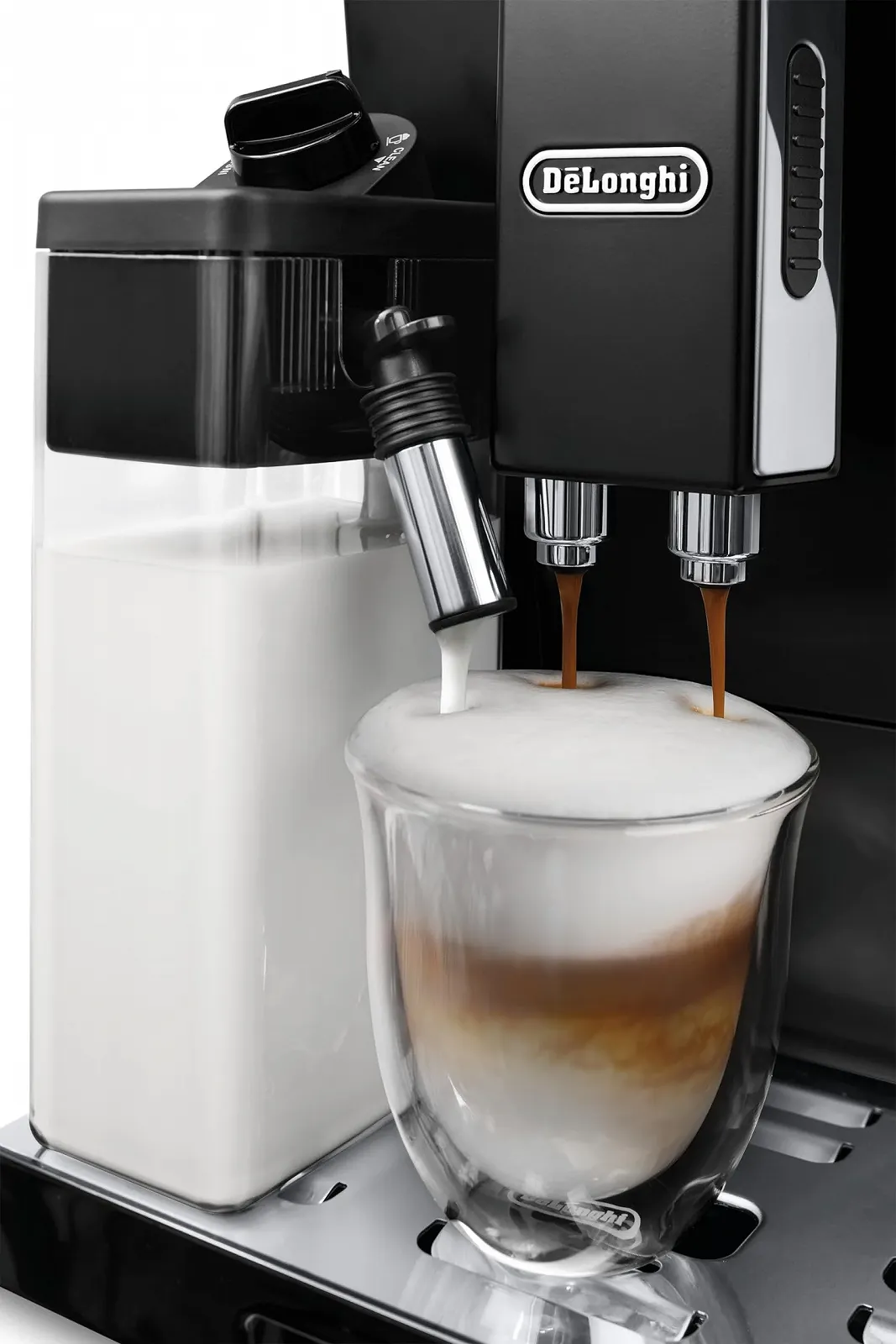 Кофемашина De'Longhi Eletta Cappuccino ECAM 44.666.B Черный глянец, фото №4