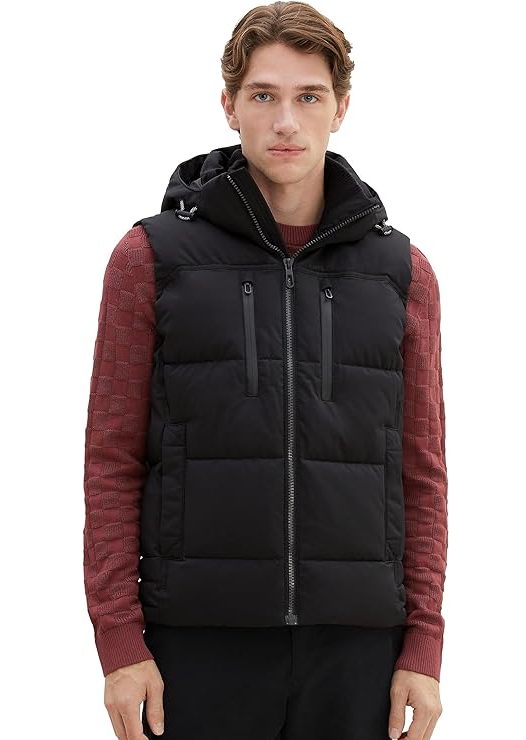 Жилетка Tom Tailor 1037355-29999 Черный XXXL, фото №1